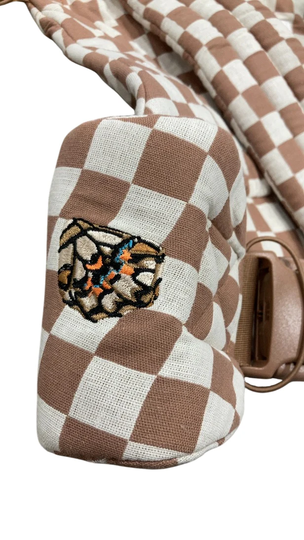 Mabē The Monarch Carrier, Mocha Check - Image 2