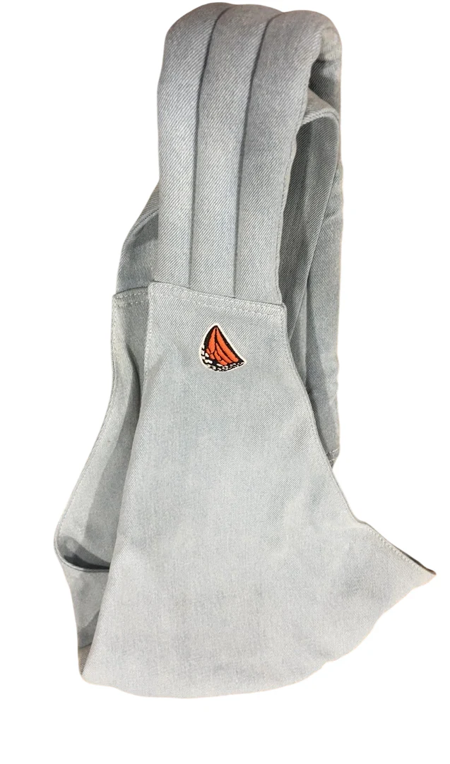 Mabē The Monarch Toddler Sling, Dream Wash Denim - Image 2