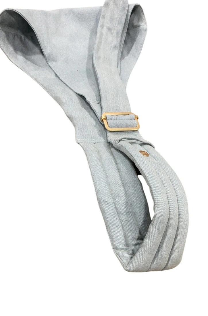 Mabē The Monarch Toddler Sling, Dream Wash Denim - Image 3