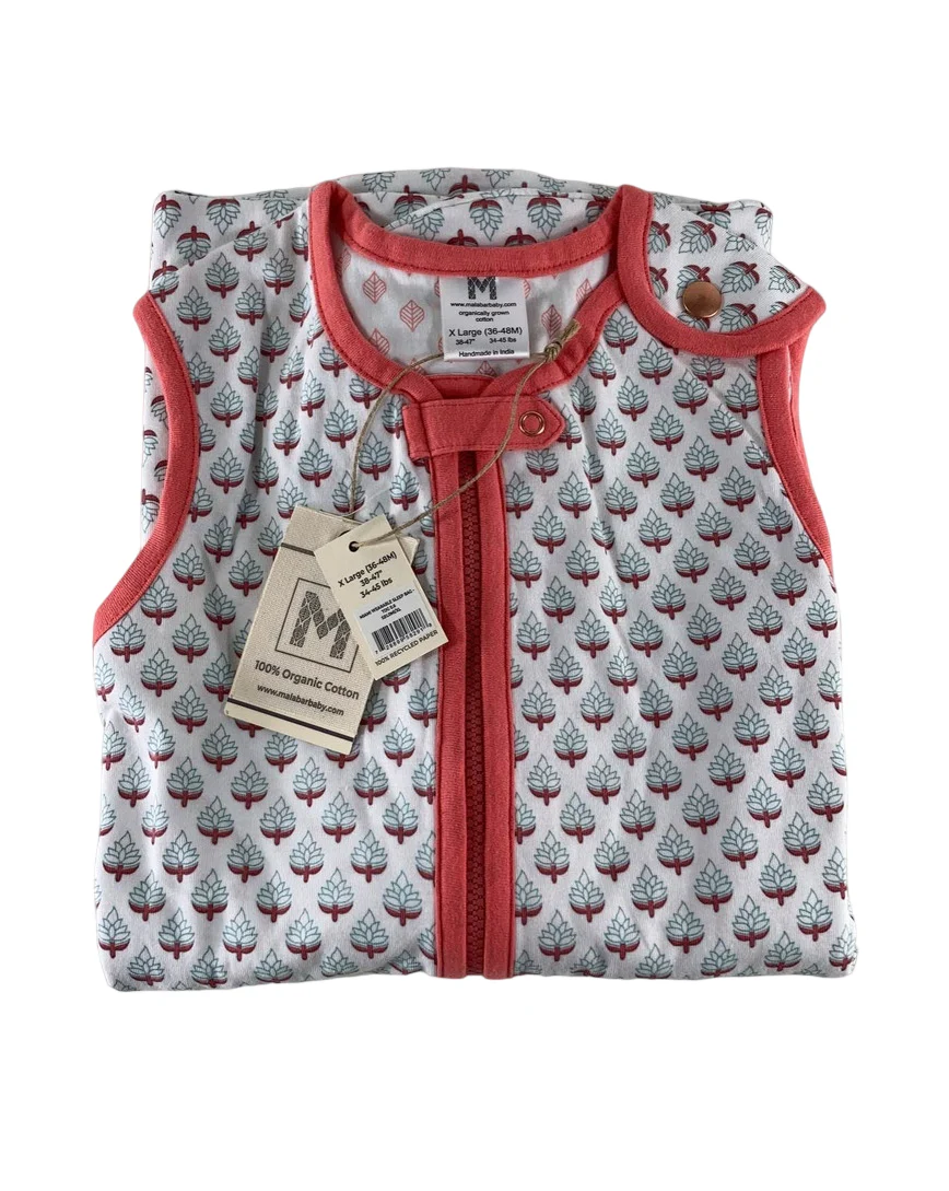 Malabar Baby Lightweight Wearable Baby Sleep Bag TOG 0.6, Miami, XLarge