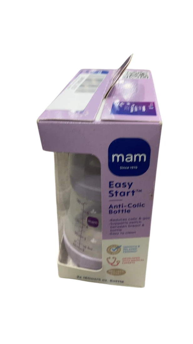 MAM Easy Start Anti-Colic Bottle, 2 Pack, Lavender, 5oz/160ml - Image 3