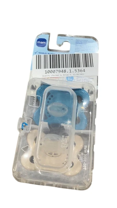 MAM Pacifier 2 Pack, Original Matte, Shell/Teal - Image 3