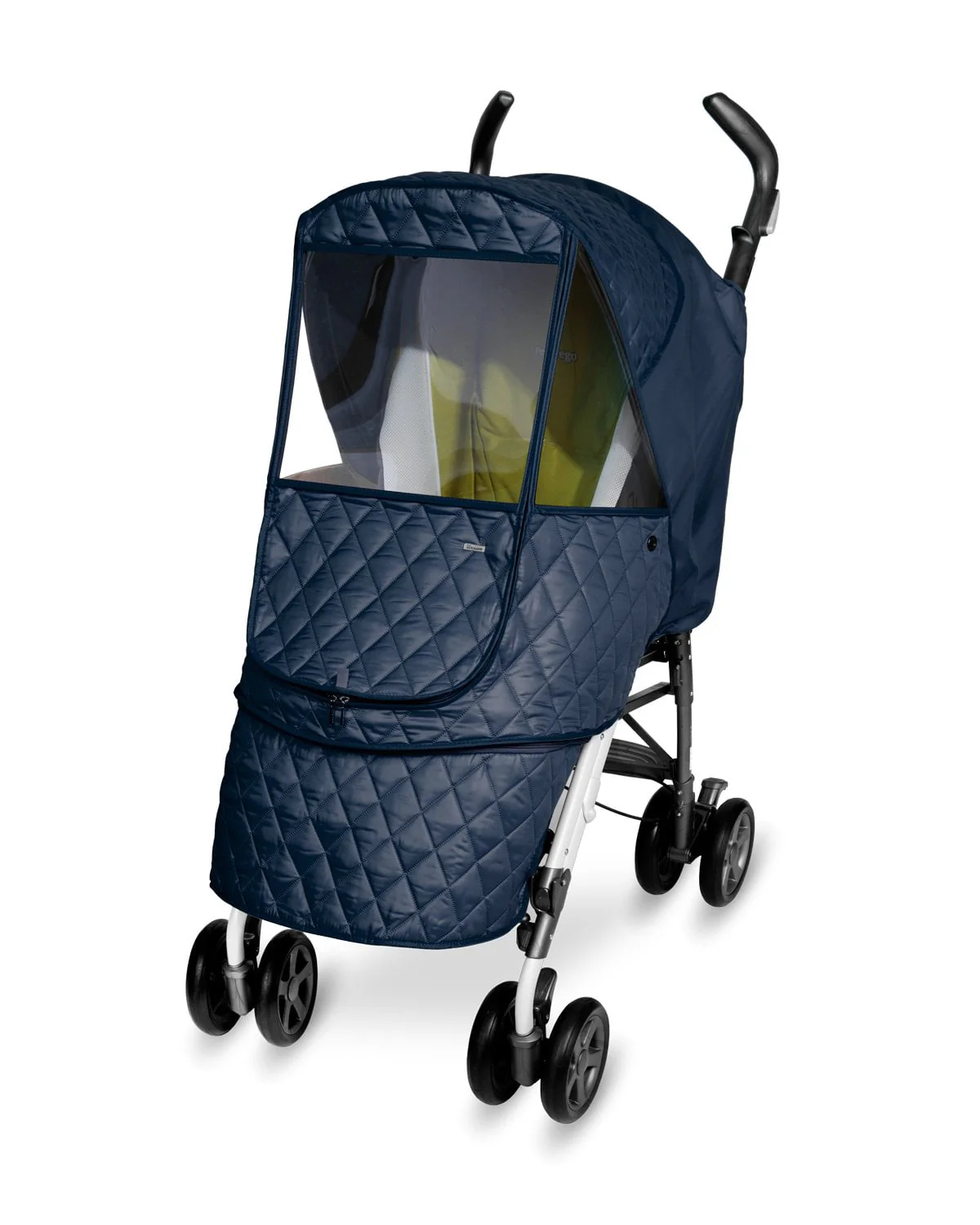 Manito Castle Alpha Single Stroller Weather Shield, Navy