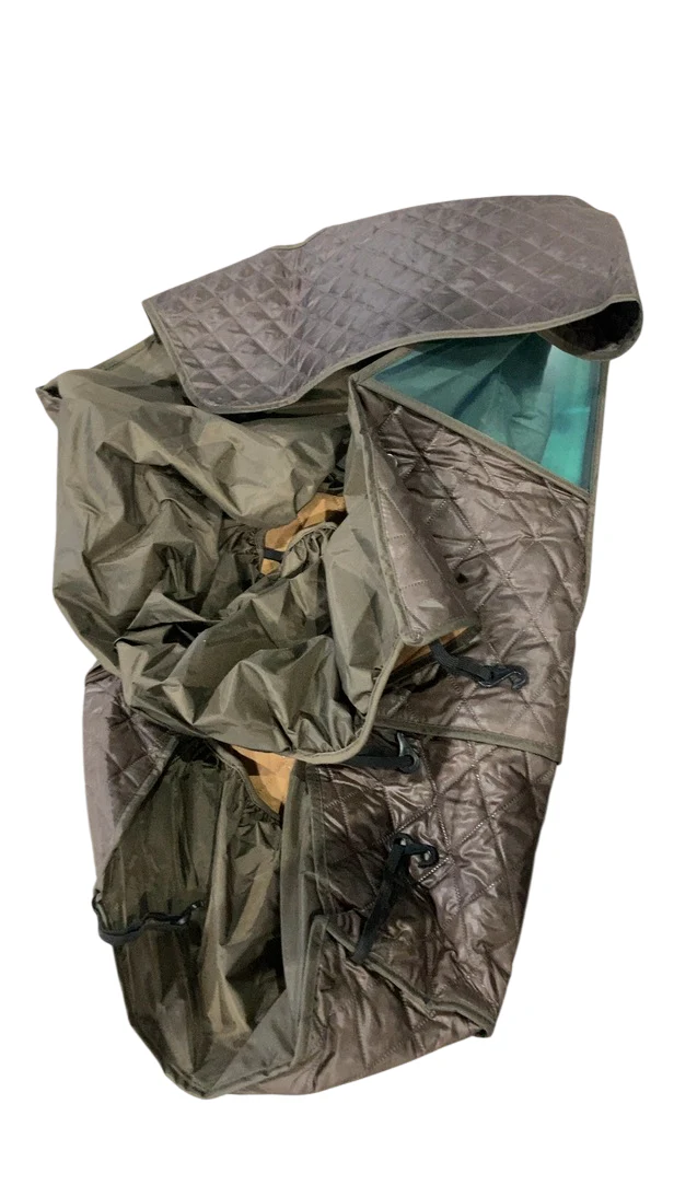 Manito Castle Beta Stroller Weather Shield, Choco Brown - Image 3