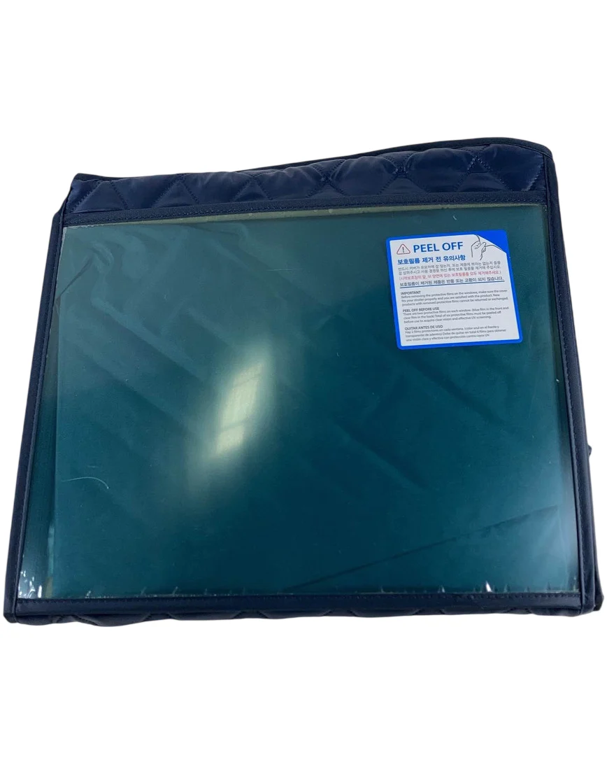 Manito Castle Beta Stroller Weather Shield, Navy - Image 2