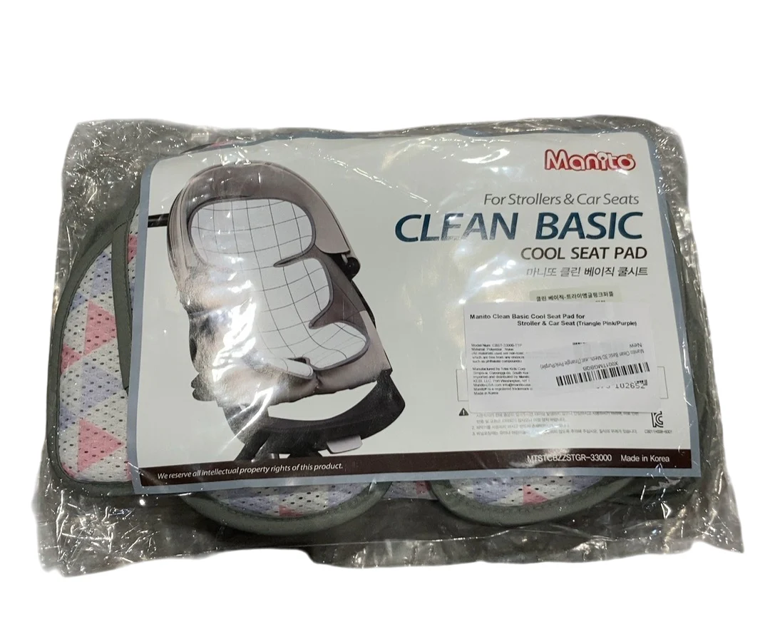 Manito Clean Basic Cool Seat Pad, Triangle Pink/Purple - Image 3