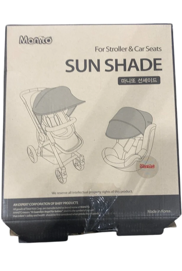 Manito Sun Shade For Strollers And Car Seats, Blue - Image 4