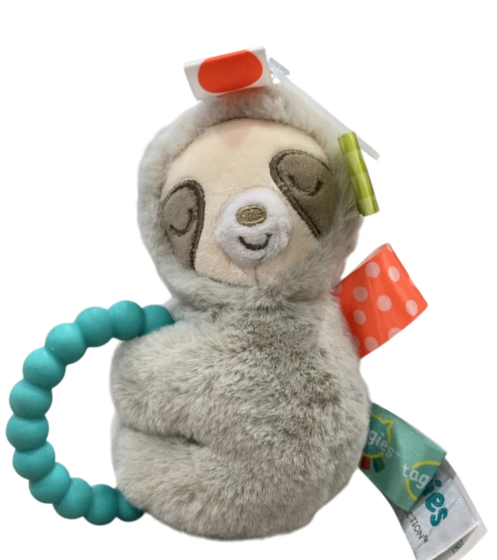 Mary Meyer Taggies Molasses Soft Sloth, Grey