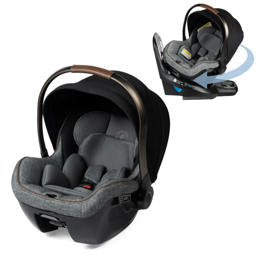 Maxi-Cosi Peri 180 Rotating Infant Car Seat, 2025, Onyx Wonder - Image 2