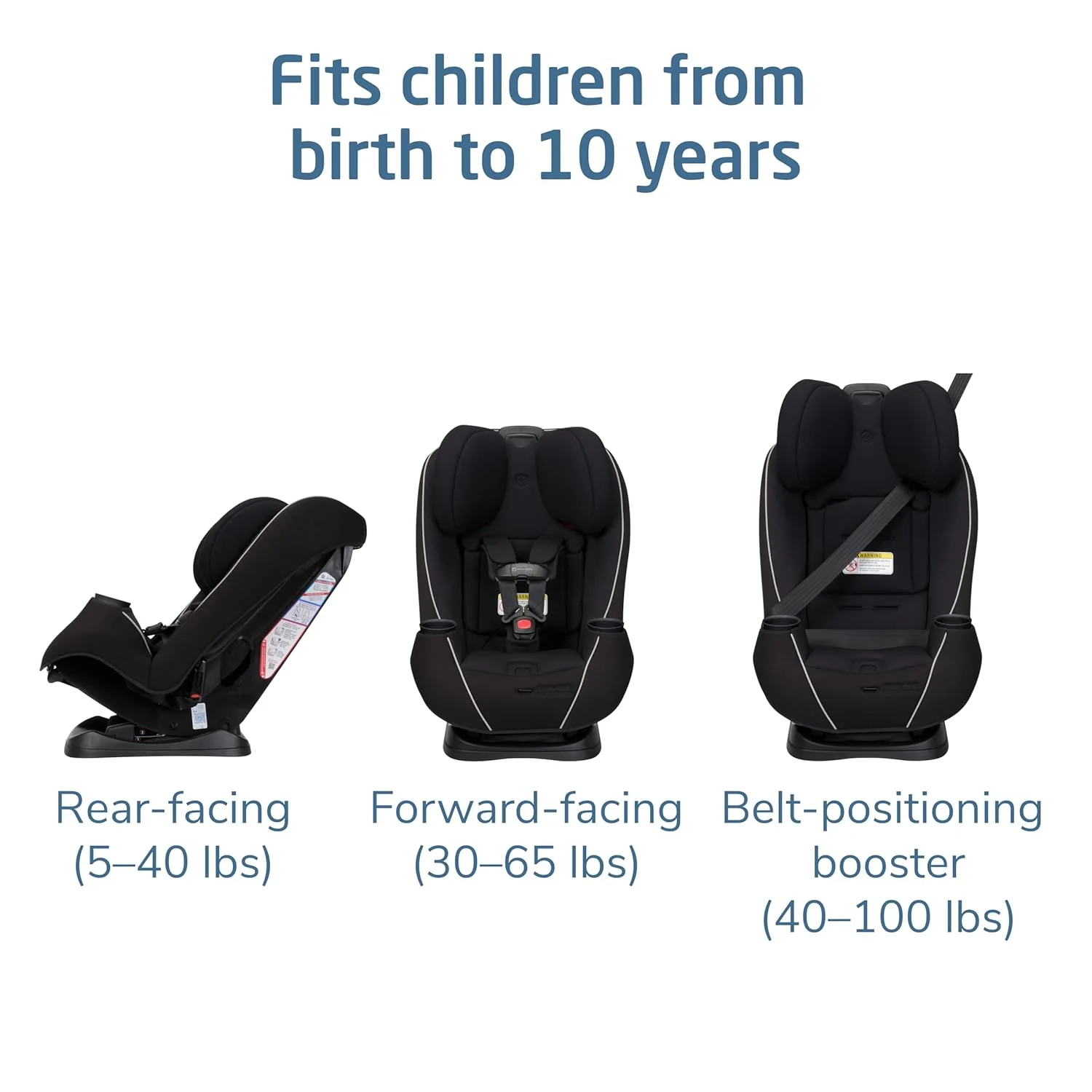 Maxi-Cosi Pria Max All-in-One Convertible Car Seat, 2025, Caspian Caviar - Image 4