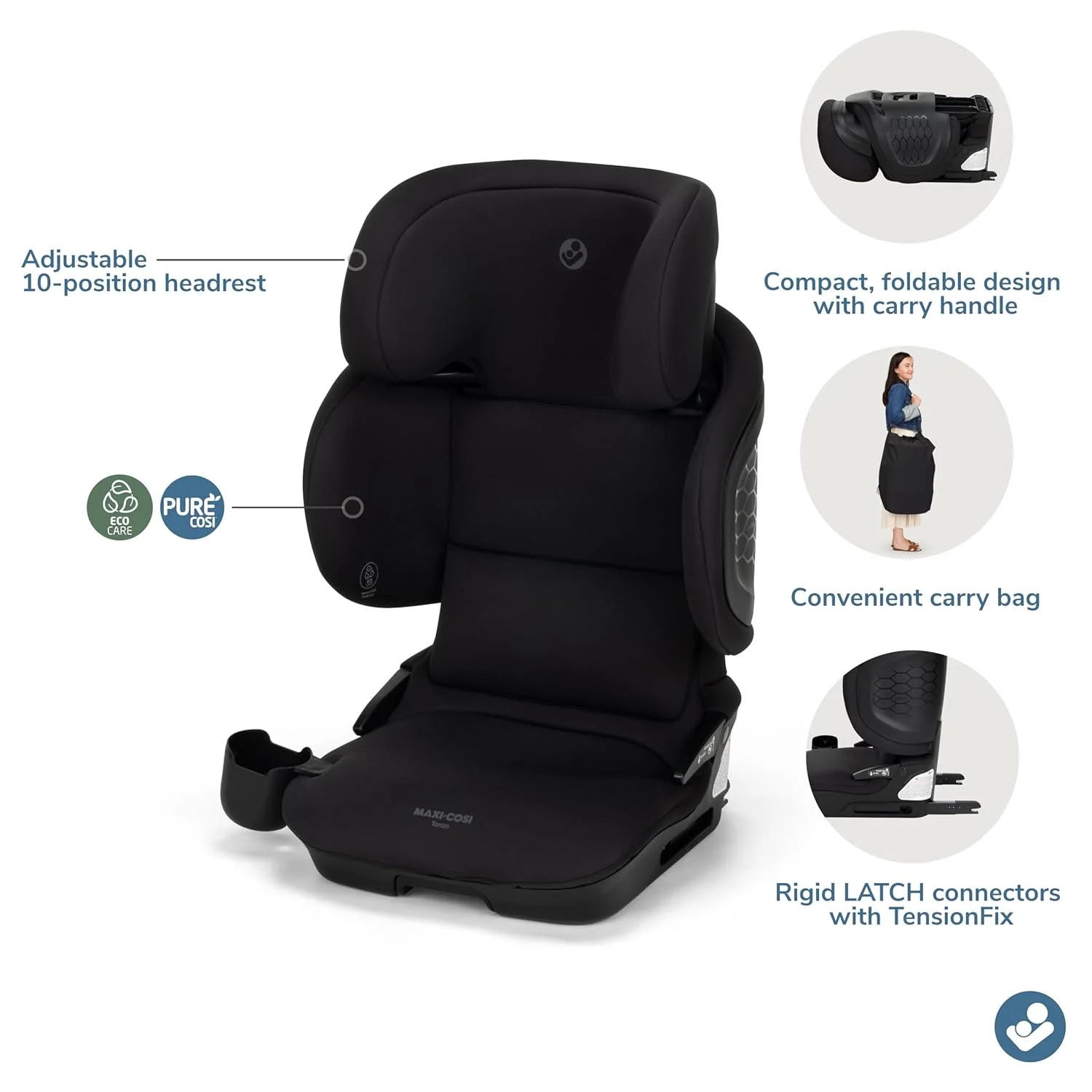 Maxi-Cosi Tanza Belt-Positioning Booster Car Seat, 2025, Sea Shadow - Image 4