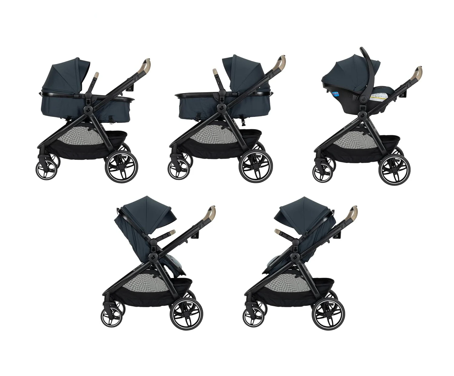 Maxi-Cosi Zelia Pro 5-in-1 Modular Travel System, 2025, Seascape - Image 5