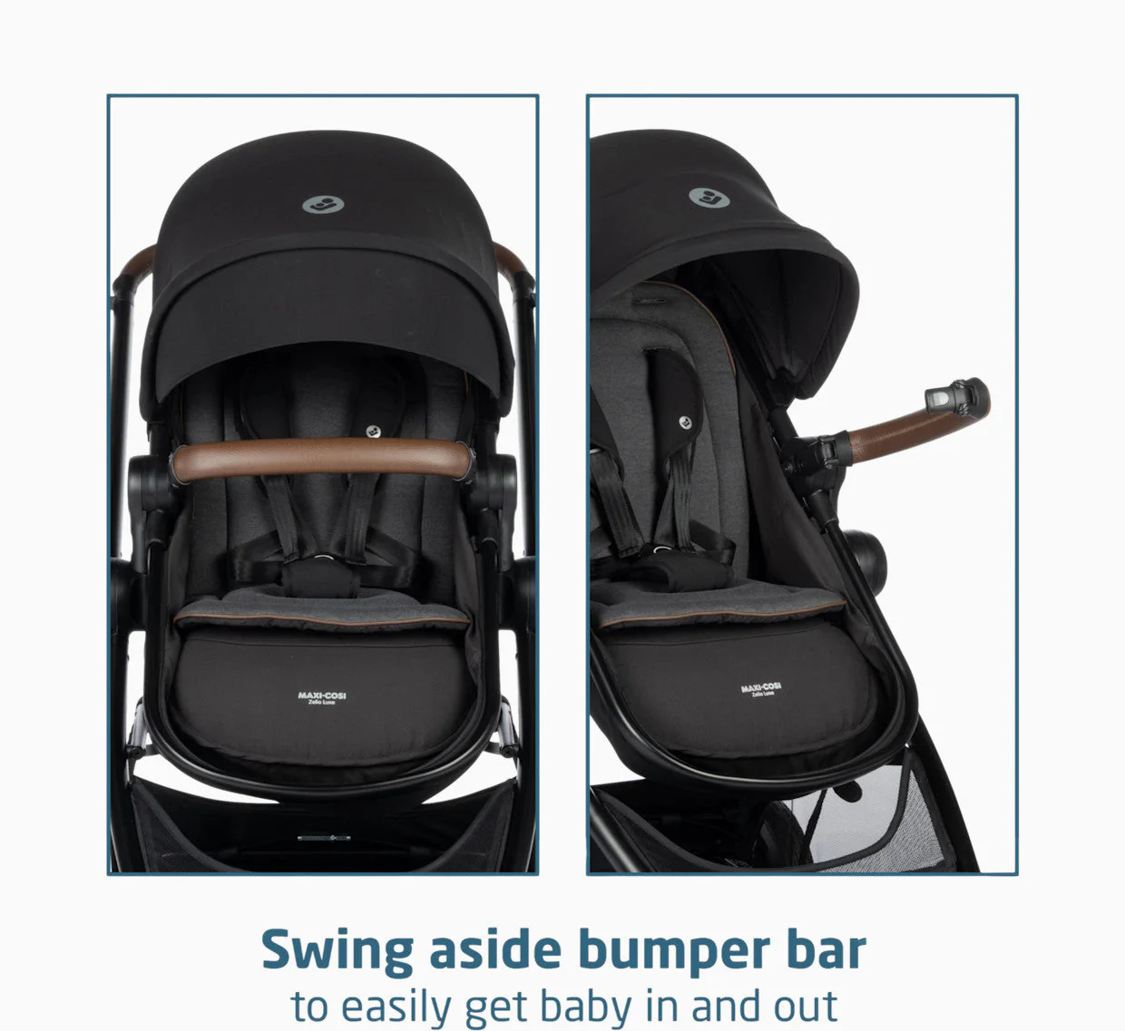 Maxi-Cosi Zelia2 Luxe Travel System, 2025, New Hope Black - Image 2