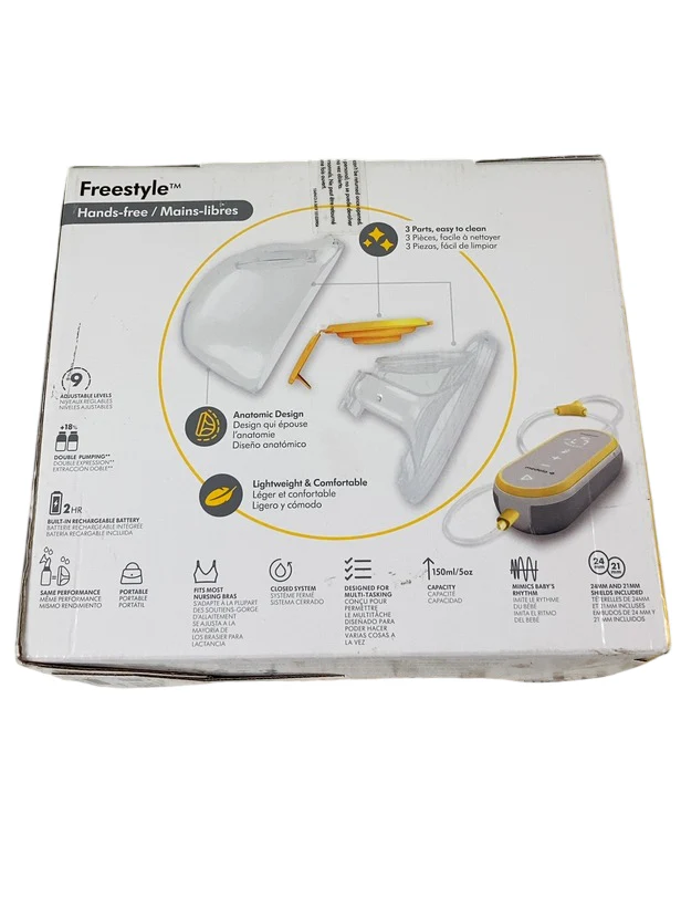 Medela Freestyle Hands-free Double Electric Wearable Breast Pump - Image 4