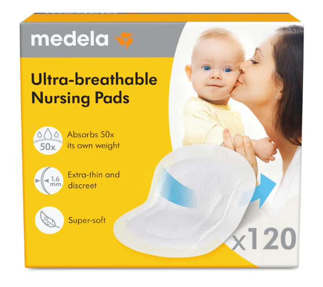 Medela Ultra Breathable Nursing Pads, 120 count
