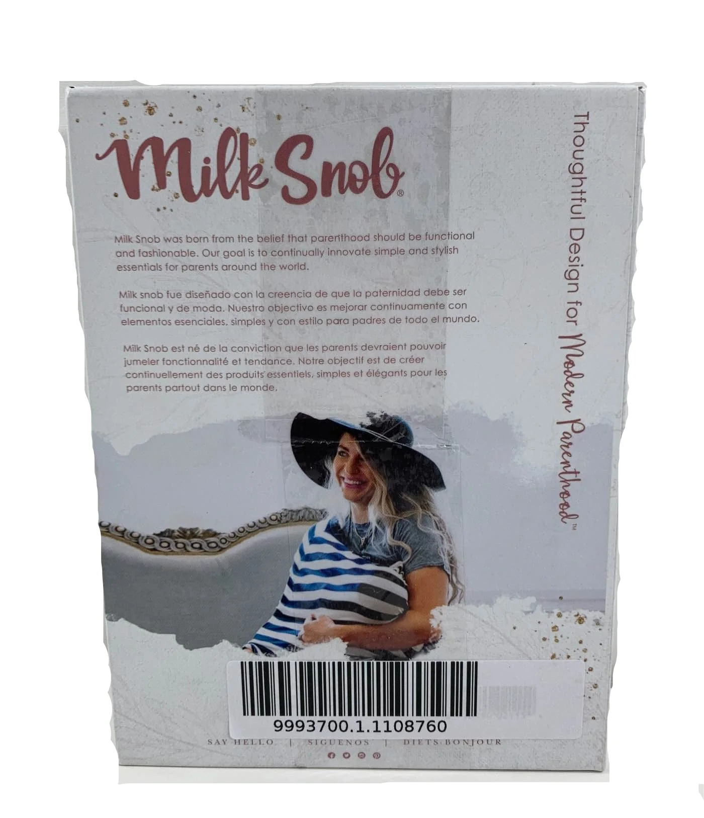 Milk Snob Original 5-in-1 Cover, Herringbone - Image 3