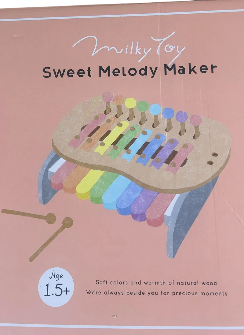 Milky Toys Sweet Melody Maker Wooden Xylophone, 18m+ - Image 5