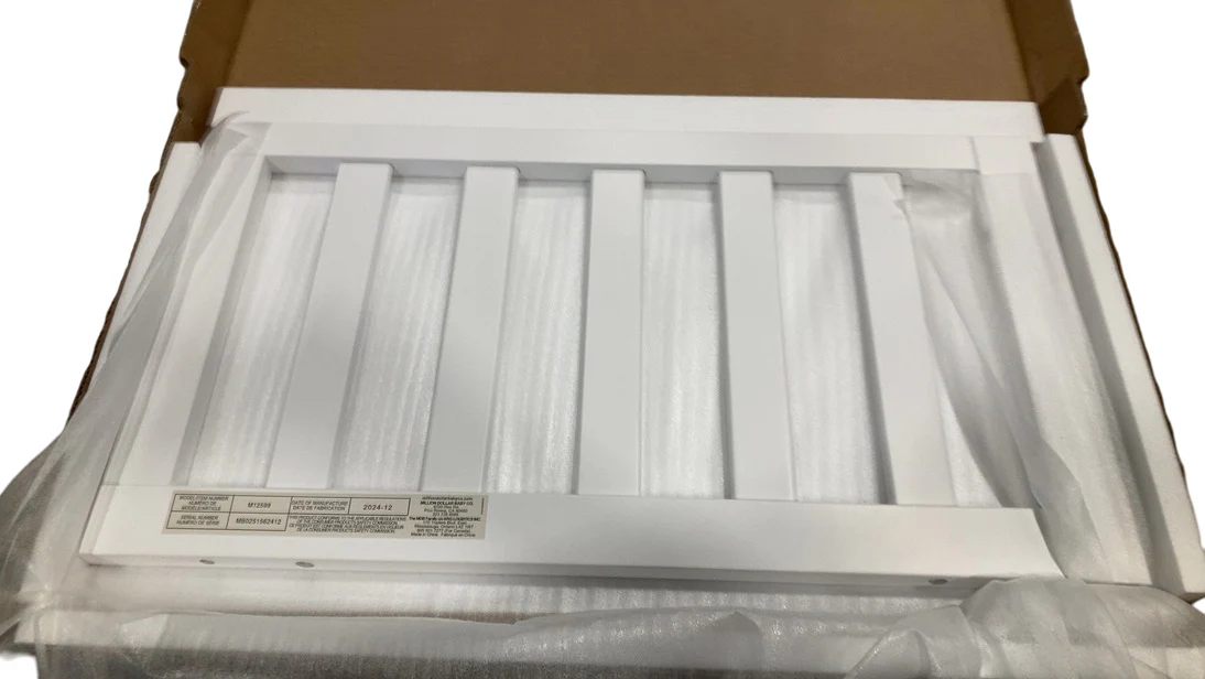 Million Dollar Baby Toddler Bed Conversion Kit (M12599), White - Image 2