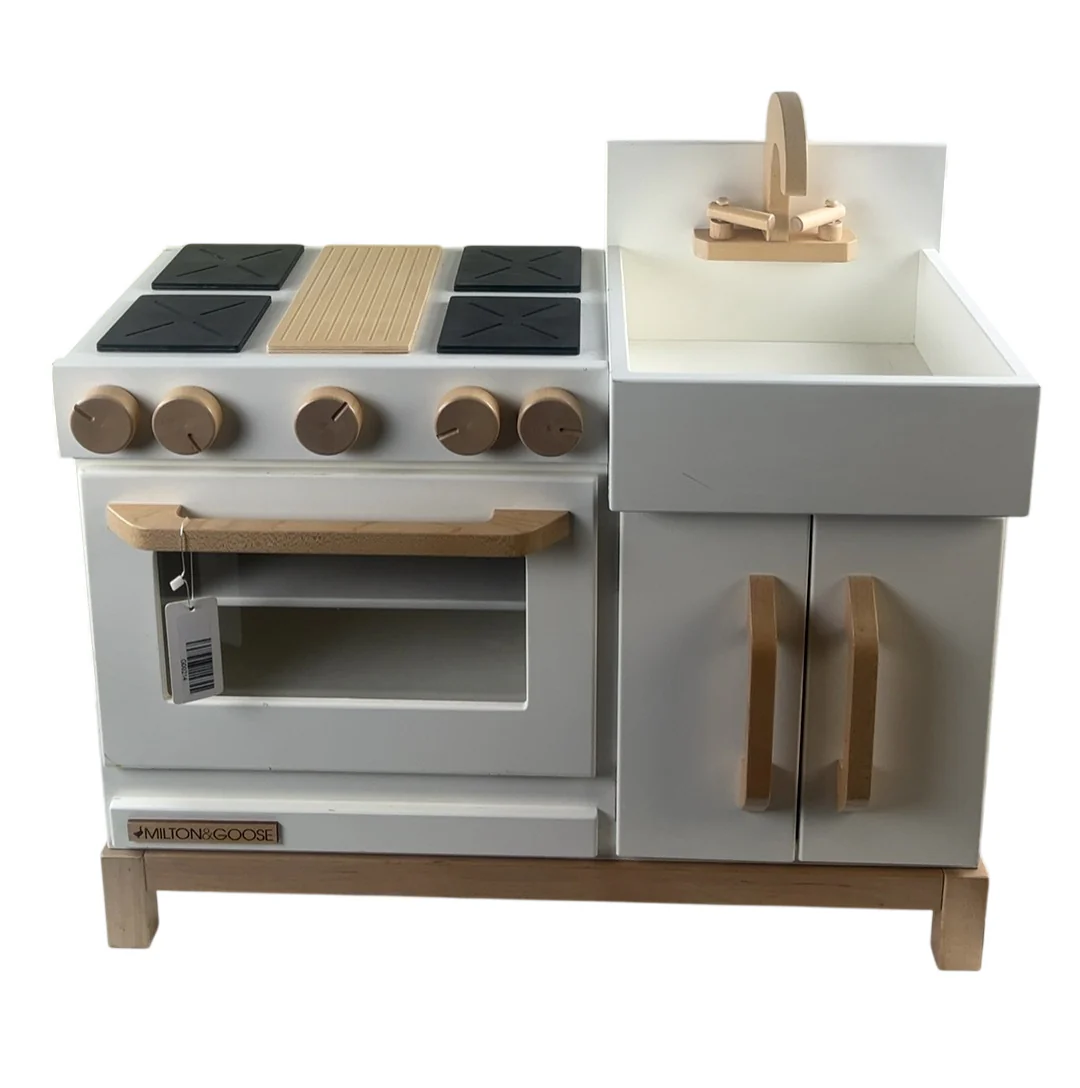 Milton & Goose Essential Play Kitchen, Gray