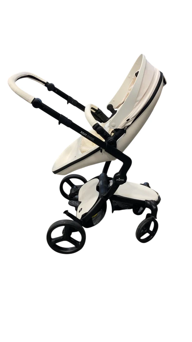 Mima Xari Max Stroller, 2023, Black, Snow White, Sandy Beige - Image 3