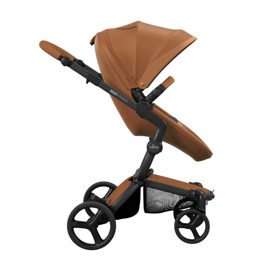 Mima Xari Max Stroller, 2025, Black, Camel, Black - Image 2