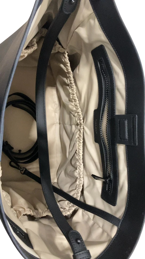 Mina Baie Harlow Diaper Bag Tote Full, Black - Image 4