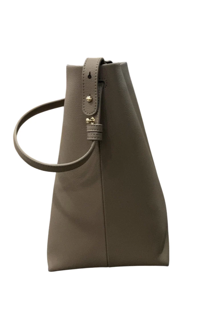 Mina Baie Harlow Vegan Midi, Clay - Image 3