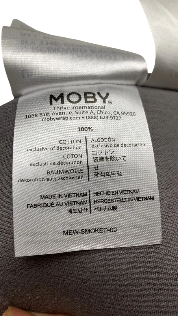 Moby Easy Wrap, Smoked - Image 5