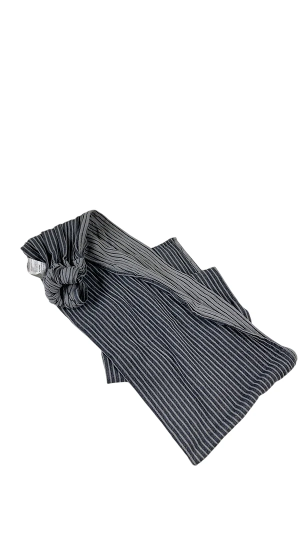Moby Ring Sling, Black & Gray Stripes - Image 3