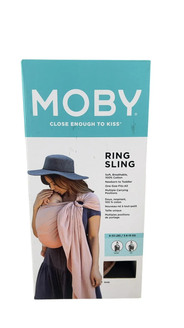 Moby Ring Sling, Rose - Image 4