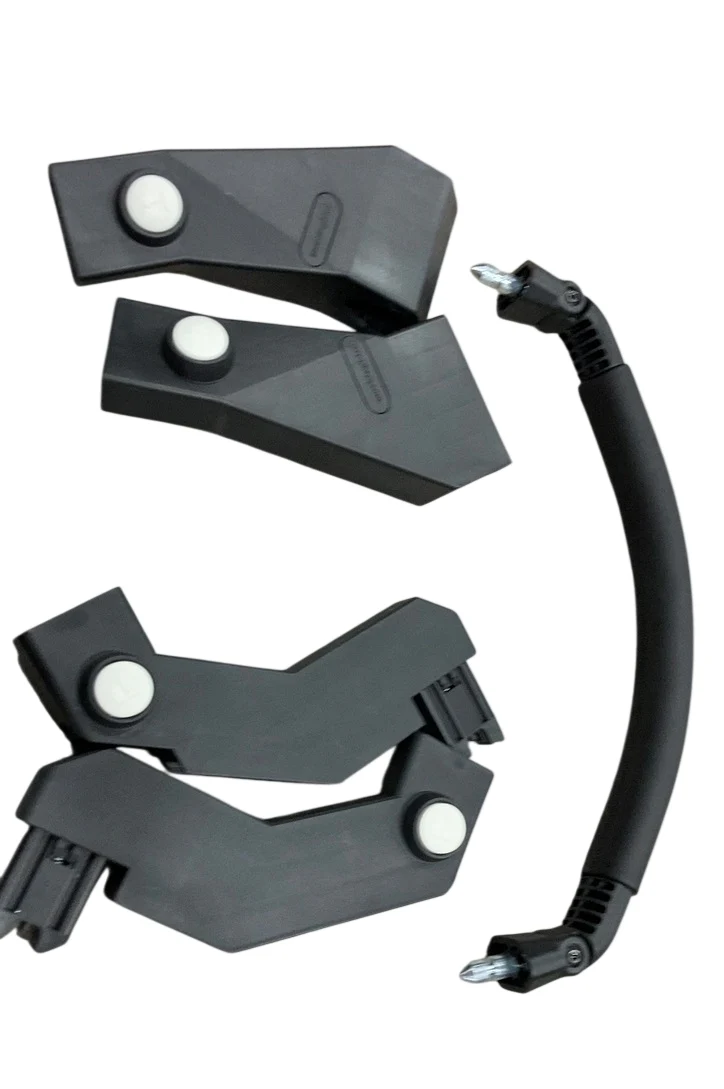 Mockingbird 2nd Seat Kit 2.0, Black, Silver With Black Leather, Watercolor Drops - Image 2