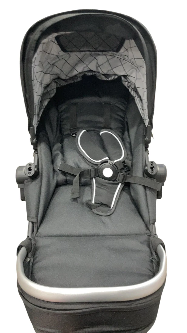 Mockingbird 2nd Seat Kit 2.0, Black, Silver With Black Leather, Windowpane - Image 2