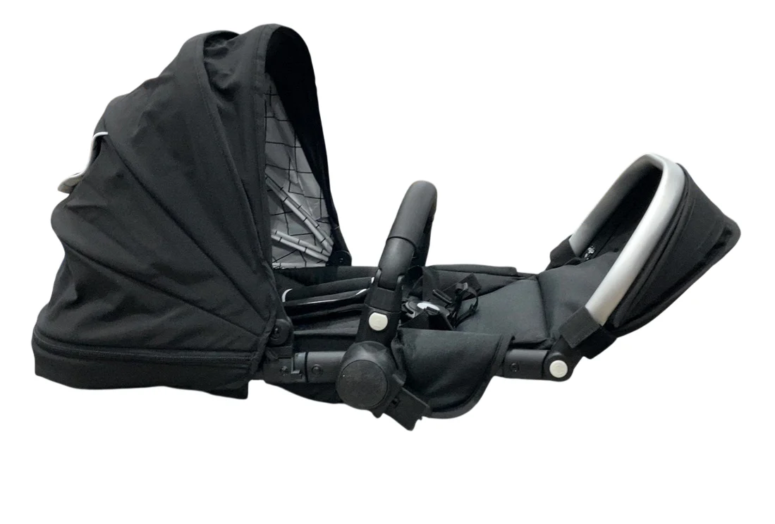 Mockingbird 2nd Seat Kit 2.0, Black, Silver With Black Leather, Windowpane