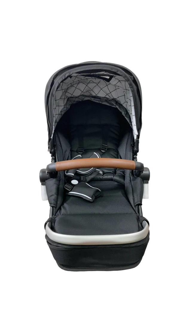 Mockingbird 2nd Seat Kit 2.0, Black, Silver With Penny Leather, Windowpane - Image 3