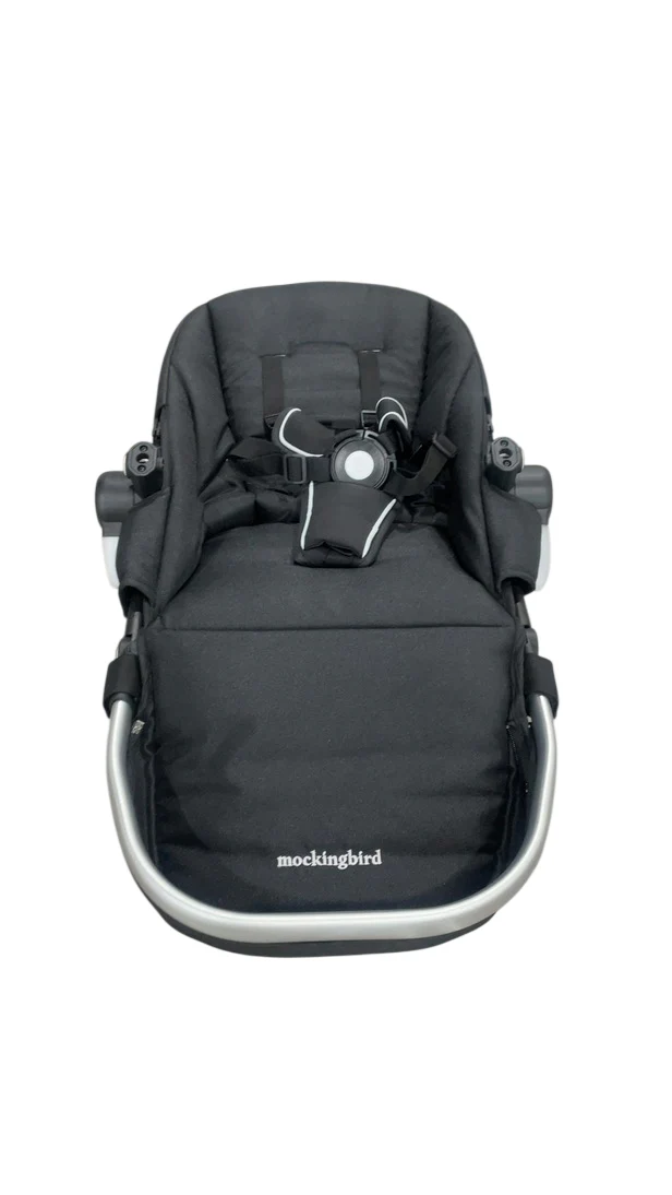 Mockingbird 2nd Seat Kit 2.0, Black, Silver With Penny Leather, Windowpane - Image 3