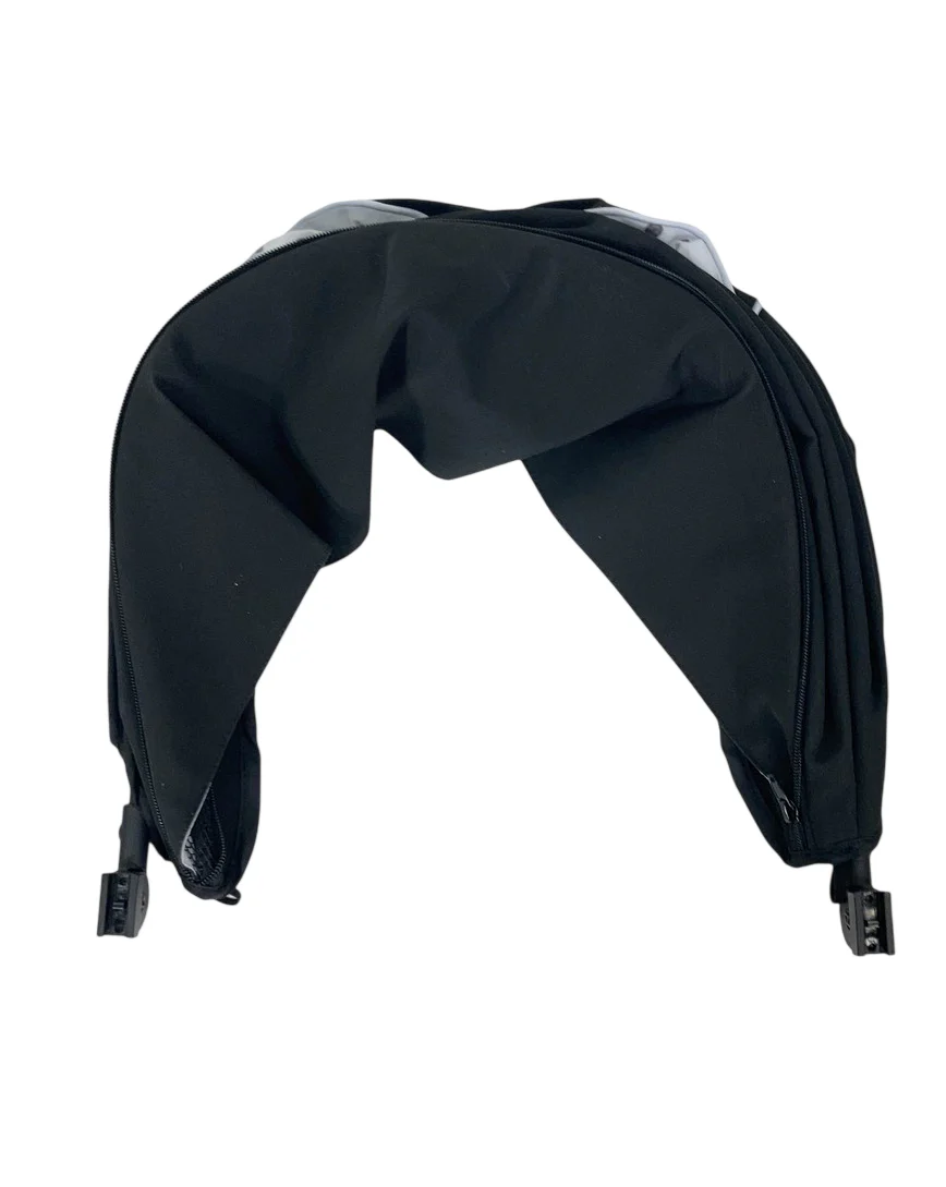 Mockingbird 2nd Seat Kit 2.0, Black, Watercolor Drops, Silver With Black Leather - Image 6