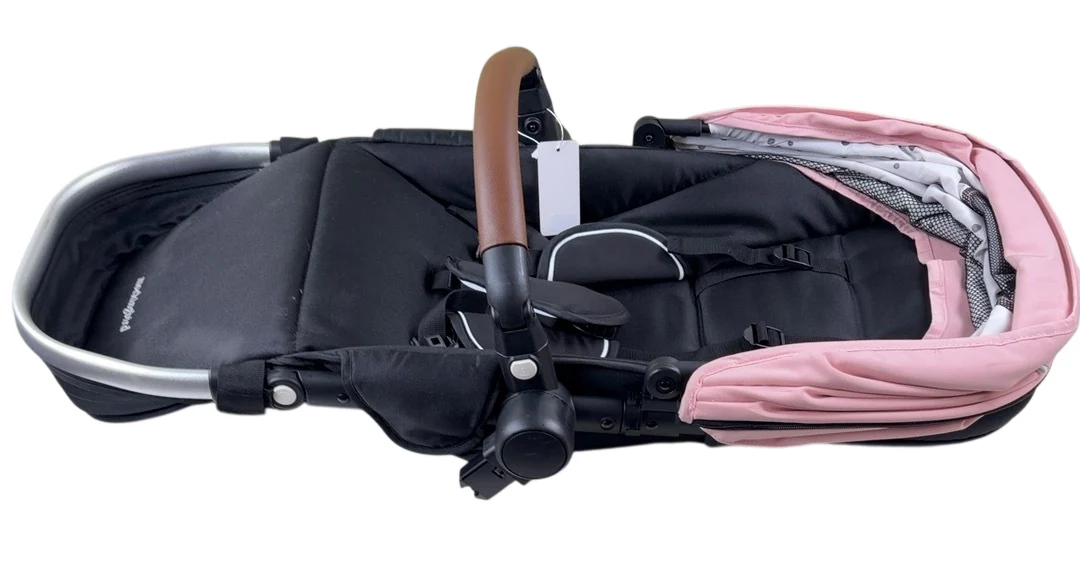 Mockingbird 2nd Seat Kit 2.0, Bloom, Silver With Black Leather, Watercolor Drops - Image 3