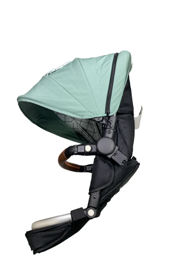 Mockingbird 2nd Seat Kit 2.0, Sage, Windowpane, Silver With Penny Leather - Image 2