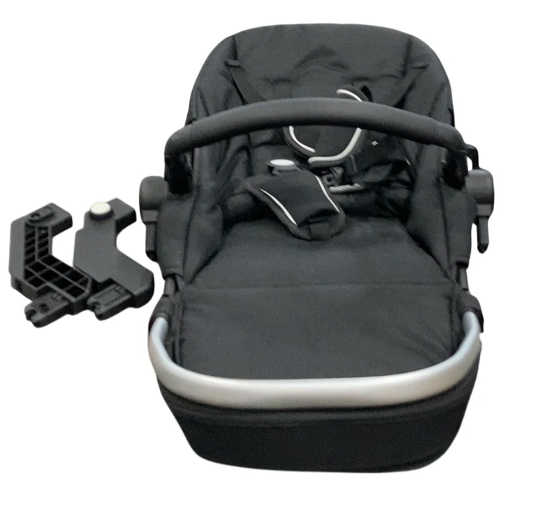Mockingbird 2nd Seat Kit 2.0, Sea, Silver With Black Leather, Watercolor Drops - Image 2