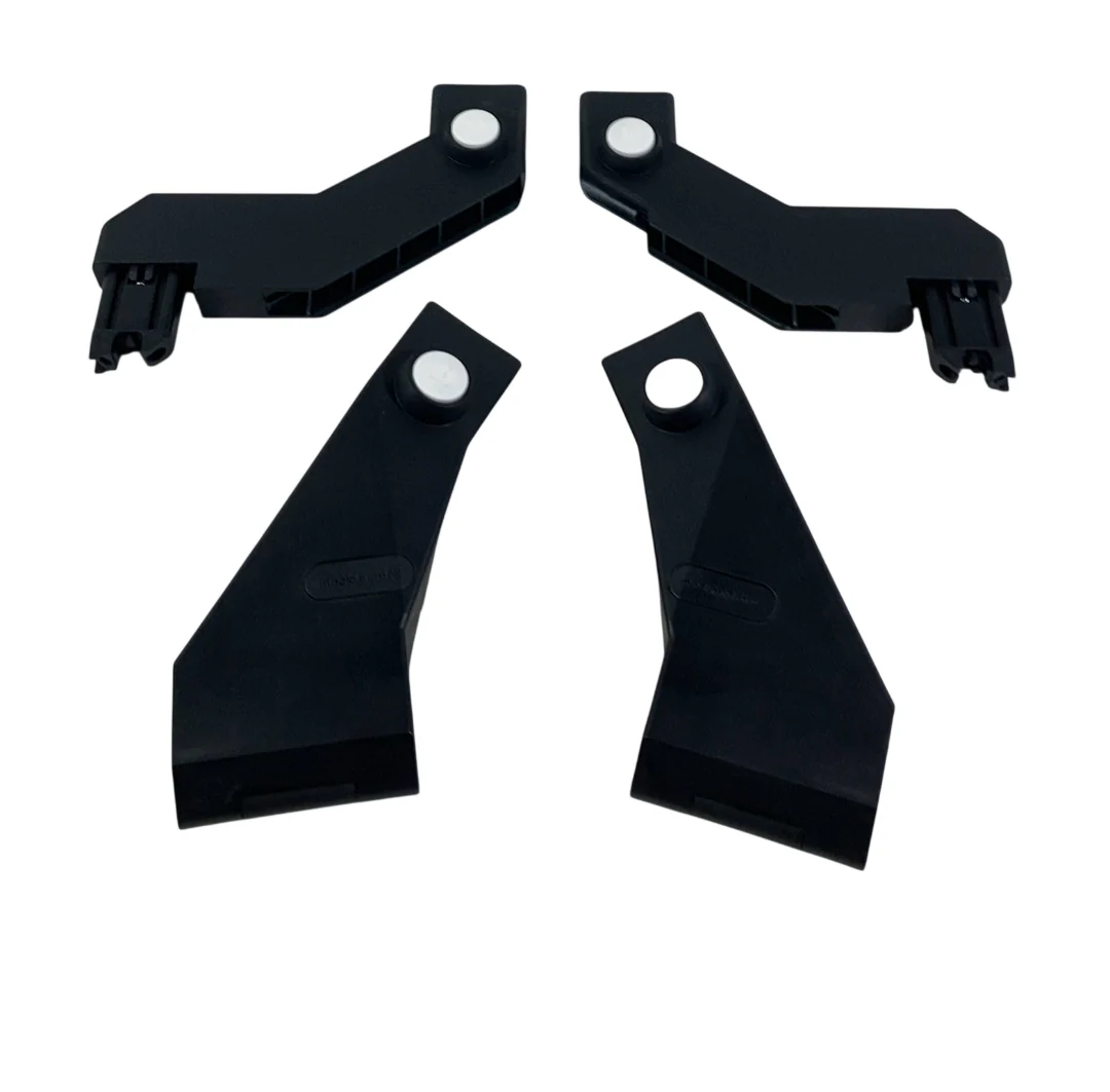 Mockingbird 2nd Seat Kit 2.0, Silver With Black Leather, Sky, Watercolor Drops - Image 5