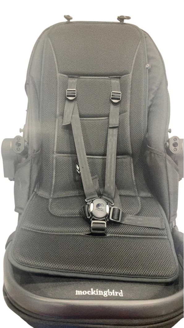 Mockingbird 2nd Seat Kit 3.0, Charcoal with Black Leather, Solid Black - Image 2