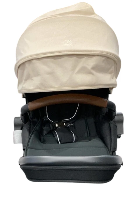 Mockingbird 2nd Seat Kit 3.0, Charcoal with Penny Leather, Oatmeal Solid - Image 2