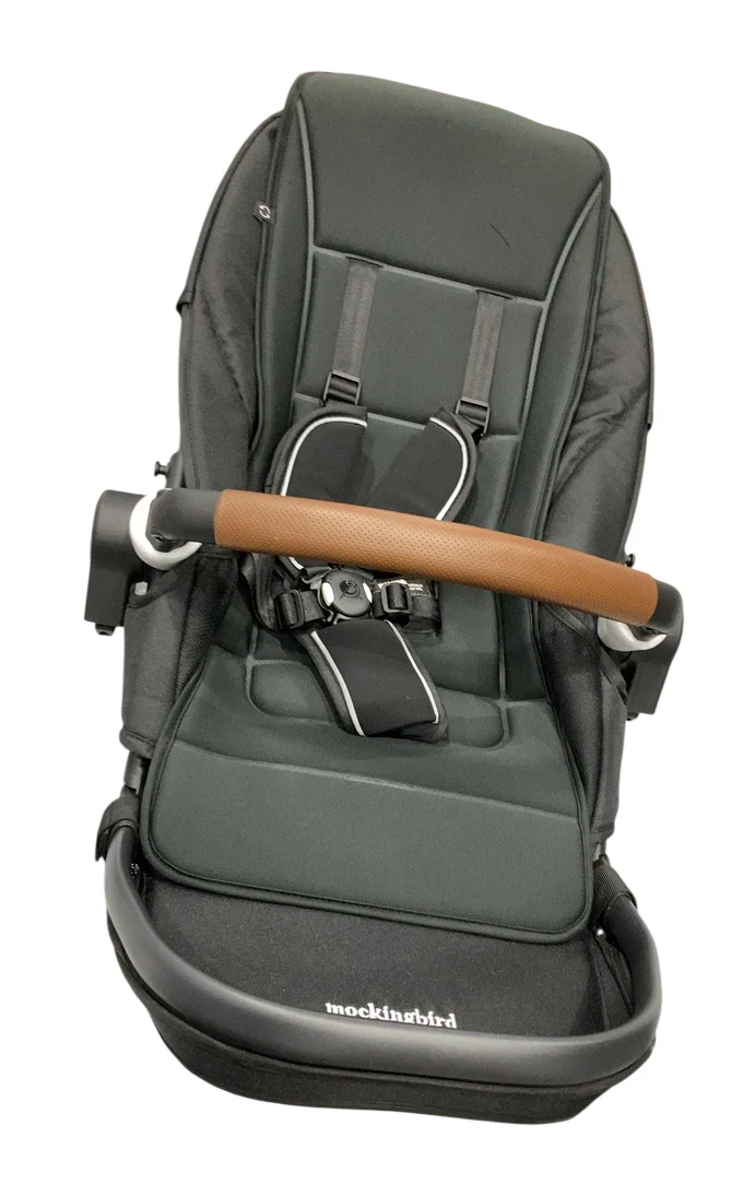 Mockingbird 2nd Seat Kit 3.0, Charcoal with Penny Leather, Rose - Image 3