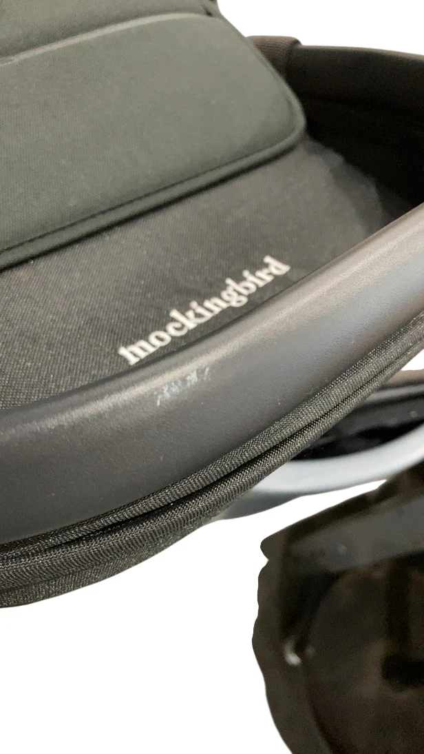 Mockingbird 2nd Seat Kit 3.0, Charcoal with Penny Leather, Solid Black - Image 2