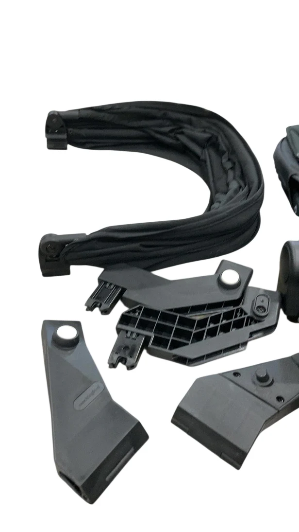 Mockingbird 2nd Seat Kit 3.0, Charcoal with Penny Leather, Solid Black - Image 3