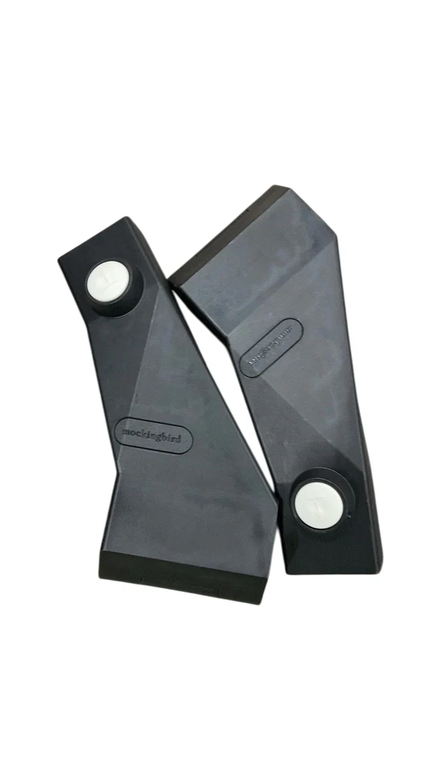 Mockingbird 2nd Seat Kit 2.0, Black, Windowpane, Silver With Black Leather - Image 5