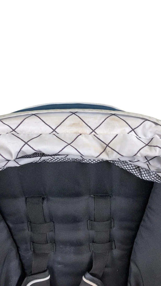 Mockingbird 2nd Seat Kit with Extendable Canopy, Sea, Silver With Penny Leather, Windowpane - Image 5