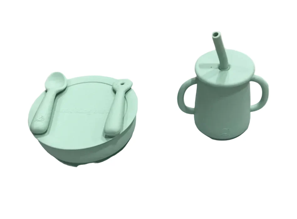 Mockingbird Early Eaters Dishware Set, Sage - Image 2