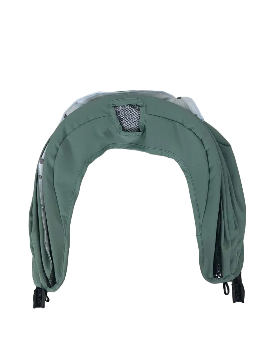 Mockingbird Extendable Canopy 2.0, Watercolor Drops, Sage - Image 4