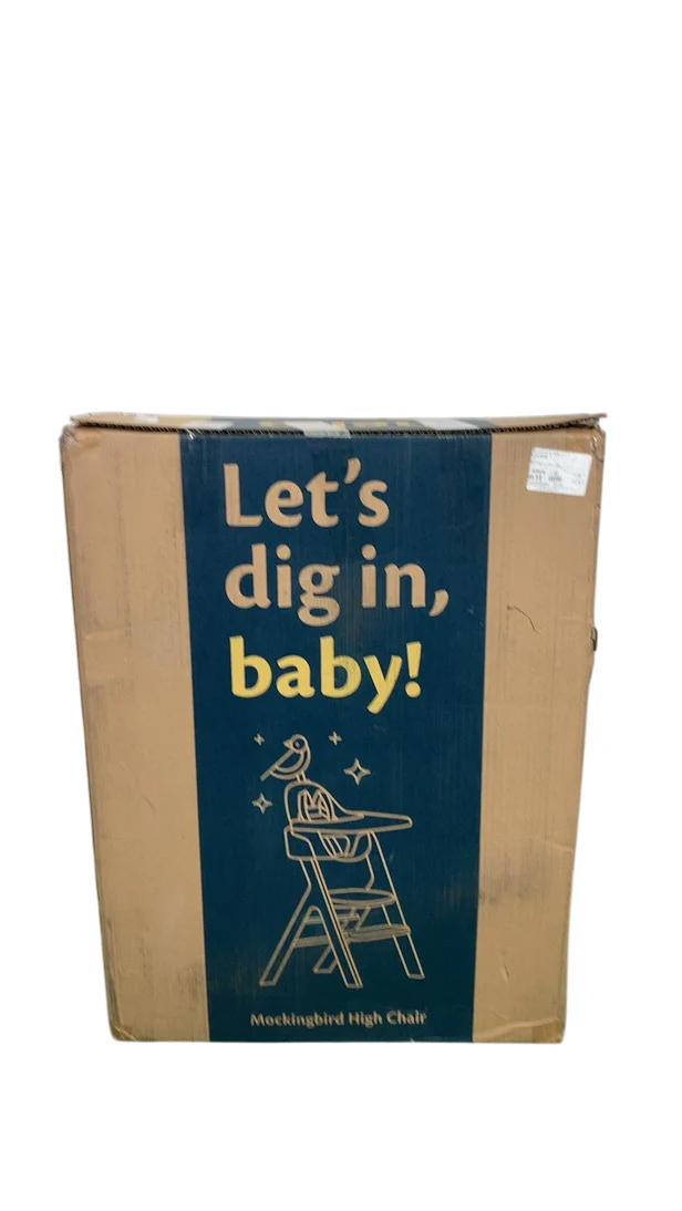 Mockingbird High Chair, Natural Beech, White - Image 3